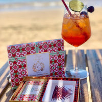 APERITIVO IN AMALFI - Hand Painted -Single Gift Set