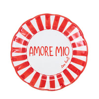 Tavola Felice - Set di 8 piatti Stampatello