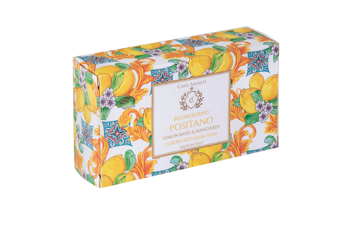 BUONGIORNO POSITANO BODY SOAP - Lemon Basil & Mandarin 150g