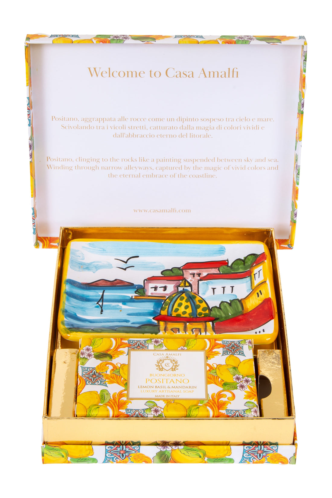 BUONGIORNO POSITANO - Hand Painted -Single Gift Set