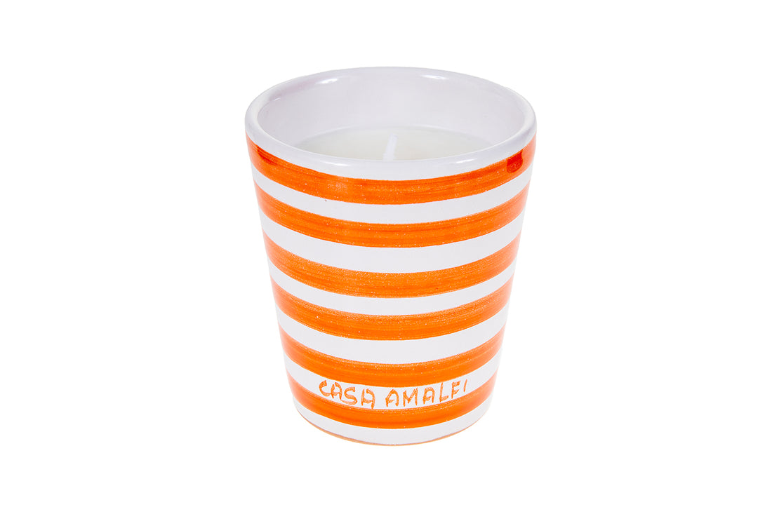 SUMMER IN SORRENTO Hand Painted Soy Candle - Bergamot & Orange Blossom 200g