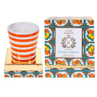 SUMMER IN SORRENTO Hand Painted Soy Candle - Bergamot & Orange Blossom 200g