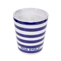 BLUE GROTTO Hand Painted Soy Candle - Aqua Marine & Sea Salt 200g