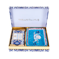 BLUE GROTTO - Hand Painted -Single Gift Set