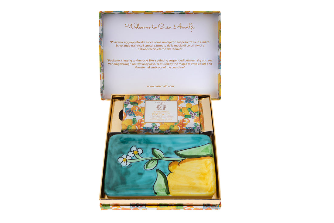 BUONGIORNO POSITANO - Hand Painted -Single Gift Set