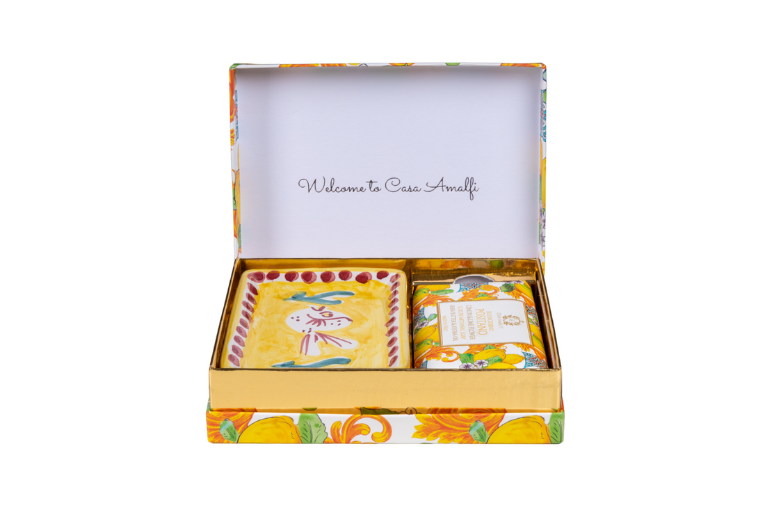 BUONGIORNO POSITANO - Hand Painted -Single Gift Set