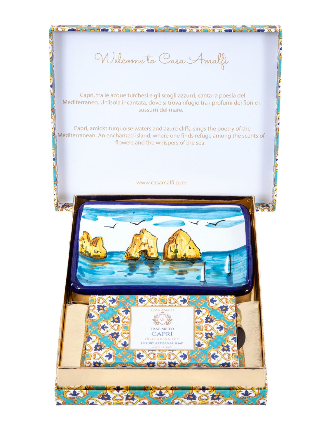 TAKE ME TO CAPRI - Hand Painted -Single Gift Set