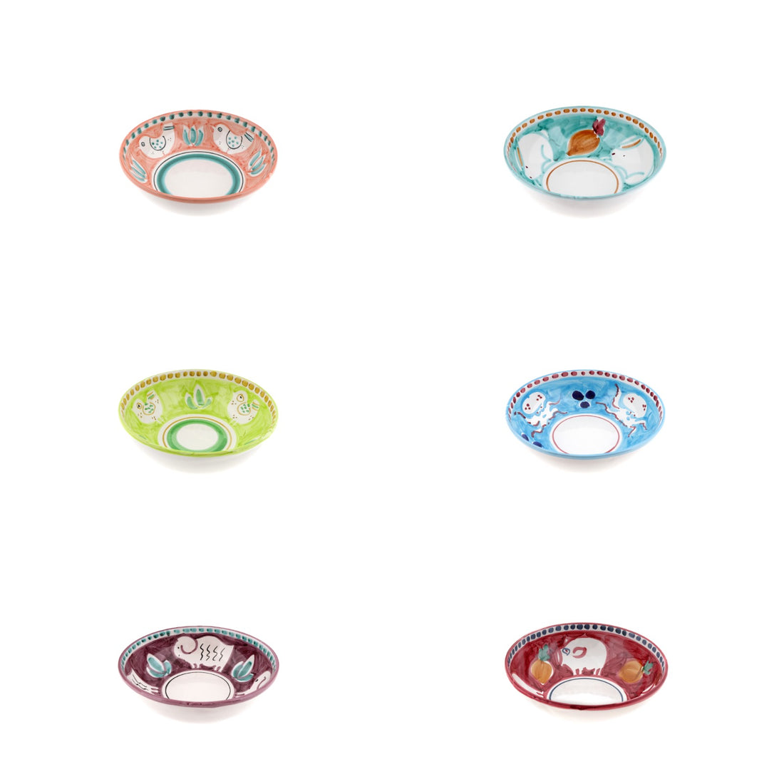 CIOTOLE PER ZUPPA ANIMALETTI - Set da 6