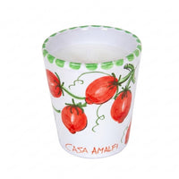 SUNDAY IN NAPOLI Hand Painted Pomodorini Soy Candle - Tomato Leaf & Magnolia 200g