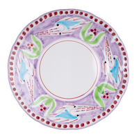 ANIMALETTI DINNER PLATES  26 CM HANDLE PAINTED- Set of 6