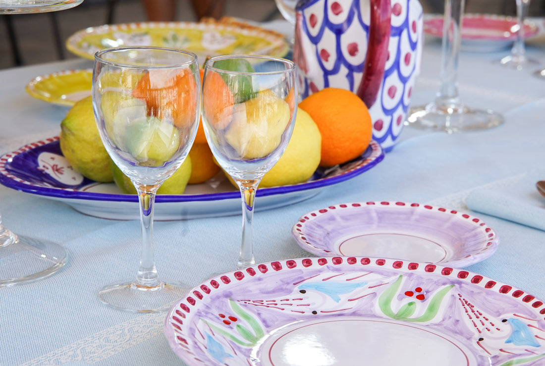 BLUE FISH OVAL SERVING PLATE 30 cm