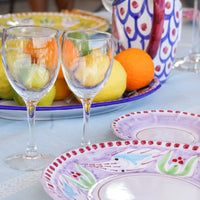 BLUE FISH OVAL SERVING PLATE 30 cm