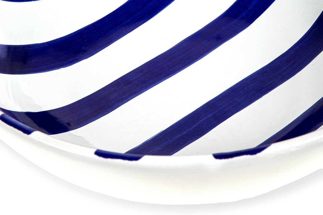 Ciotola a Strisce Blu