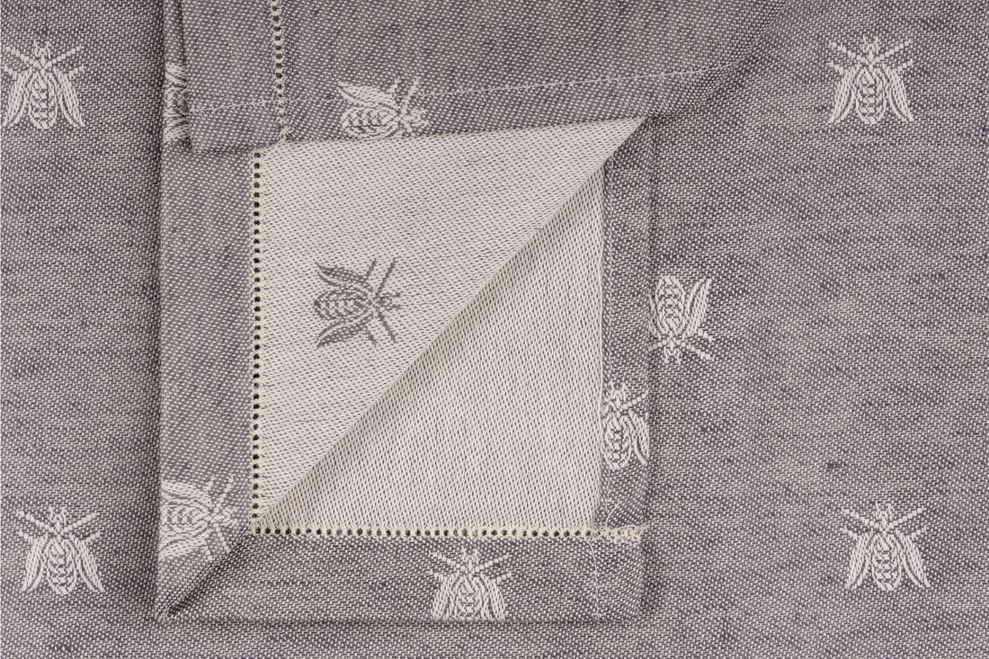 APE GREY BEE GUEST TOWEL SET